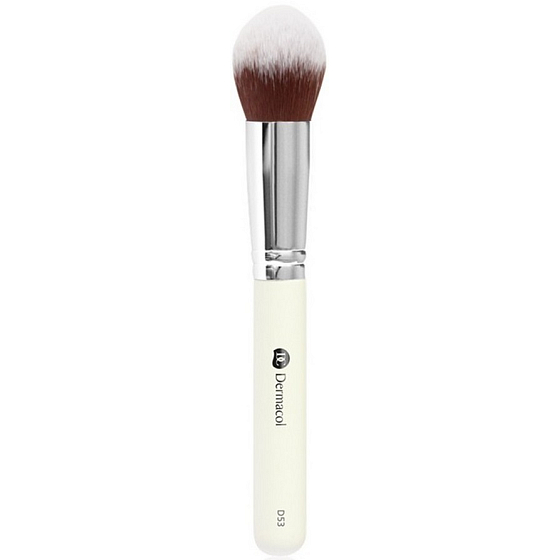 Dermacol Master Brush Contouring & Bronzer kosmetický štětec se syntetickými vlákny na konturování a bronzer D53