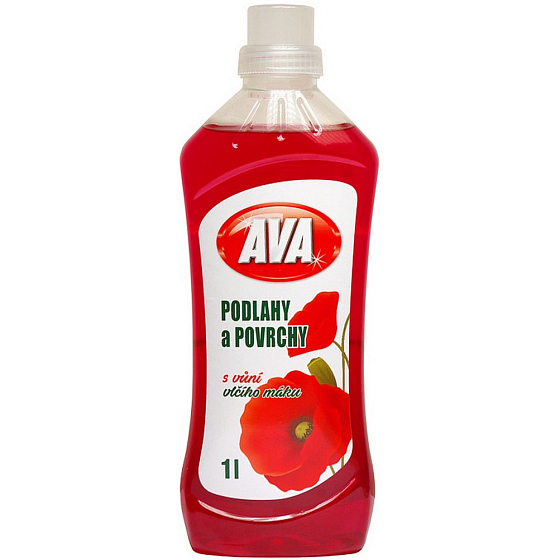 Ava Vlčí mák univerzální tekutý čisticí prostředek na podlahy a jiné omyvatelné povrchy 1 l