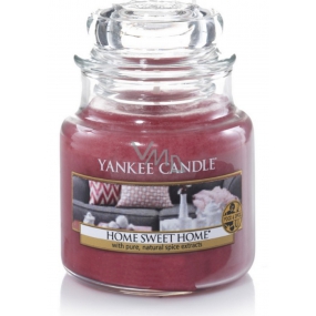 Yankee Candle Home Sweet Home - Ó sladký domove vonná svíčka Classic malá sklo 104 g