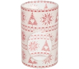 Yankee Candle Red Nordic Frosted Glass aromalampa 14 x 9 cm