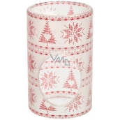 Yankee Candle Red Nordic Frosted Glass aromalampa 14 x 9 cm