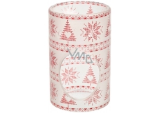 Yankee Candle Red Nordic Frosted Glass aromalampa 14 x 9 cm