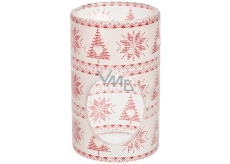 Yankee Candle Red Nordic Frosted Glass aromalampa 14 x 9 cm