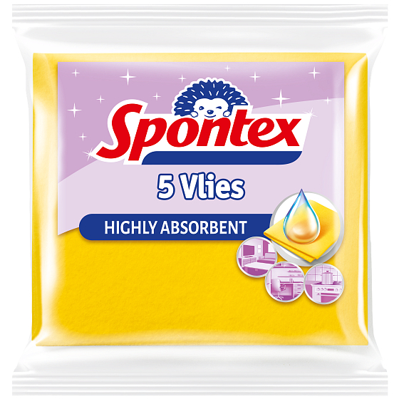 Spontex 5 Vlies víceúčelová utěrka 5 kusů