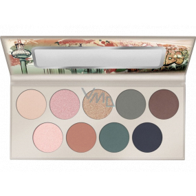 Essence Hallo Berlin Eyeshadow Palette paletka očních stínů 10 13,5 g