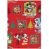 Ditipo Dárkový balicí papír 70 x 200 cm Vánoční Disney Mickey, Minnie červený
