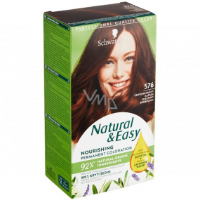 Schwarzkopf Natural & Easy barva na vlasy 576 Červenohnědý kaštan