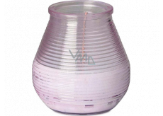 Bolsius True Citronela repelentní svíčka ve skle růžová 91 x 94 mm 1 kus