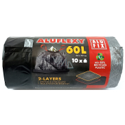 Alufix Aluflexy Pytle na odpad zatahovací černé 60 litrů 64 x 69 cm 10 kusů
