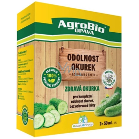 Agrobio Zelená Okurka pro komplexní odolnost okurek 2 x 50 ml SKLPROT0422-2 + ALFA0324, 3/2026