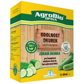 Agrobio Zelená Okurka pro komplexní odolnost okurek 2 x 50 ml