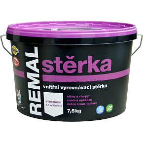 REMAL Stěrka na zeď vyrovnávací štuk, 7,5 kg REMAL Stěrka na zeď vyrovnávací štuk, 7,5 kg