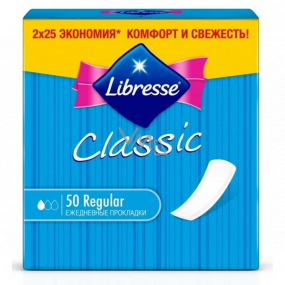 Libresse Classic slipové intimní vložky 40 + 10 kusů