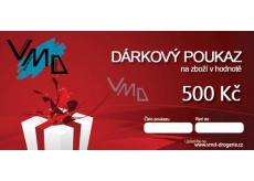 Dárkový poukaz VMD Drogerie na nákup zboží v hodnotě 500 Kč