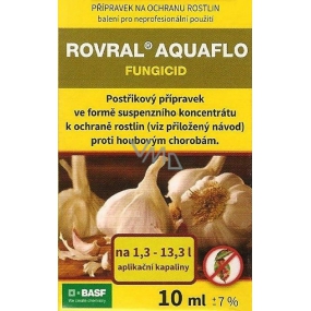 Basf Rovral Aquaflo přípravek proti houbovým chorobám a k moření česneku 10 ml
