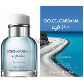 Dolce & Gabbana Light Blue Swimming in Lipari toaletní voda pro muže 40 ml