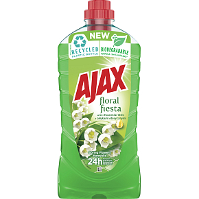 Ajax na podlahy a povrchy Floral Fiesta Spring Flowers univerzální čistící prostředek, konvalinky, 1 l