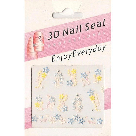 Nail Accessory 3D nálepky na nehty 1 aršík 10100 L35