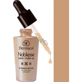 Dermacol Noblesse Fusion zdokonalující tekutý make-up 04 Tan 25 ml