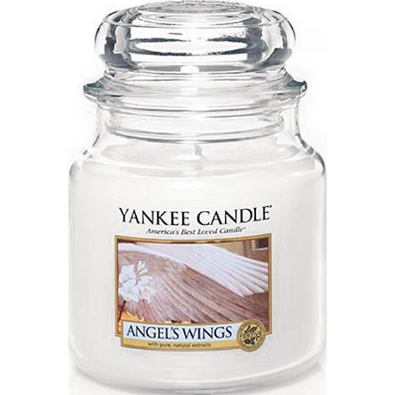 Yankee Candle Angels Wings - Andělská křídla vonná svíčka Classic střední sklo 411 g