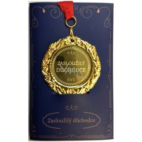 Albi Papírové přání do obálky Přání s medailí - Důchodce W