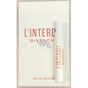 Givenchy L Interdit Eau de Toilette toaletní voda pro ženy 1 ml s rozprašovačem, vialka