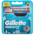 Gillette Mach3 náhradní hlavice 4 kusy, pro muže