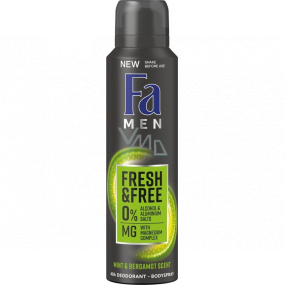 Fa Men Fresh & Free Mint & Bergamot 48H deodorant sprej pro muže 150 ml