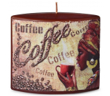 Emocio Káva Coffee vonná svíčka elipsa 110 x 40 x 110 mm
