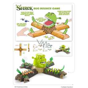 EP Line Shrek Bug Bounce zábavná hra pro děti, doporučený věk 4+