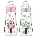 Mam Feel Good láhev skleněná na krmení 2+ měsíců 260 ml různé druhy