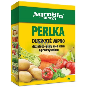 AgroBio Perlka dusíkaté vápno dezinfekce půdy před setím a před výsadbou 1 kg