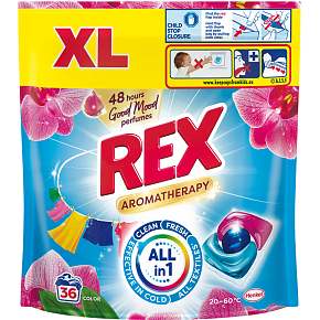 REX prací kapsle Aromatherapy Orchid Color 36 praní, 432g