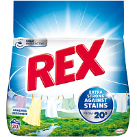 REX prací prášek Amazonia Freshness 20 praní, 1,1kg