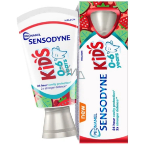 Sensodyne Pronamel Kids zubní pasta s fluoridem a jahodovou příchutí pro děti 0 - 6 let 50 ml