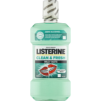 Listerine ústní voda Clean & Fresh Mild Taste, 500 ml