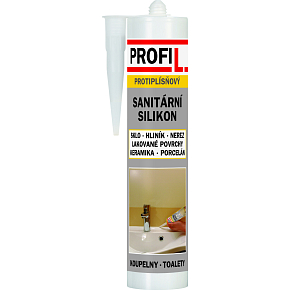 Profil sanitární silikon, bílý, 310 ml Profil sanitární silikon, bílý, 310 ml
