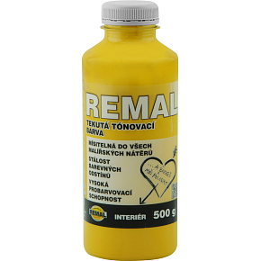 REMAL tónovací barva, 0610 žlutá banánová, 500 g