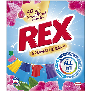 Rex Aromatherapy Orchid Color prací prášek na barevné prádlo 4 dávky 220 g