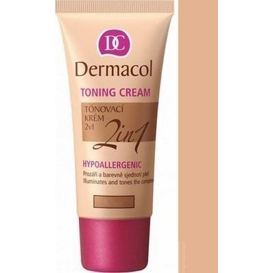 Dermacol Toning Cream 2v1 make-up Natural 30 ml