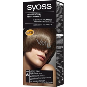 Syoss Professional barva na vlasy 5 - 1 světle hnědý