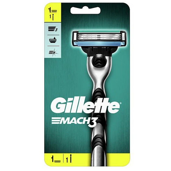 Gillette Mach3 strojek 1 kus, pro muže