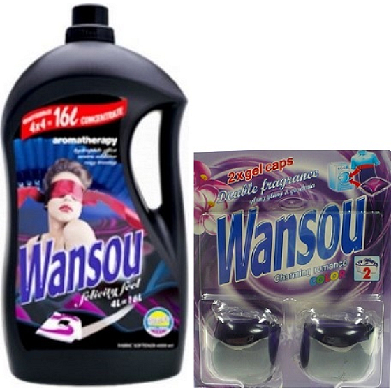 Wansou Aromatherapy Felicity Feel avivážní prostředek 4l + gelové kapsle 2 kusy