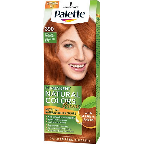 Schwarzkopf Palette Permanent Natural Colors barva na vlasy 390 Světle měděný