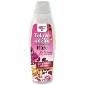 Bione Cosmetics Růže & Panthenol Allantoin výživné tělové mléko 500 ml