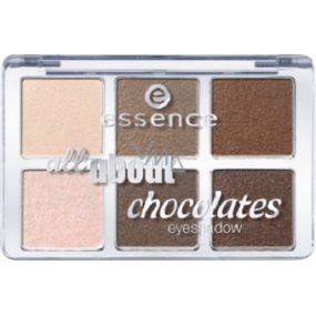 Essence All About Eyeshadow paletka očních stínů 05 Chocolates 8,5 g