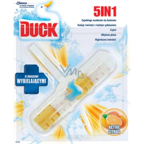 Duck 5v1 Active Citrus Wc závěsný čistič s vůní 41 g