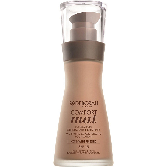 Deborah Milano Comfort Mat Foundation SPF15 make-up 00 Ivory 30 ml