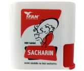 Fan Sacharin Umělé sladidlo 500 tabletek v dávkovači 30 g