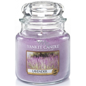 Yankee Candle Lavender - Levandule vonná svíčka Classic malá sklo 104 g
